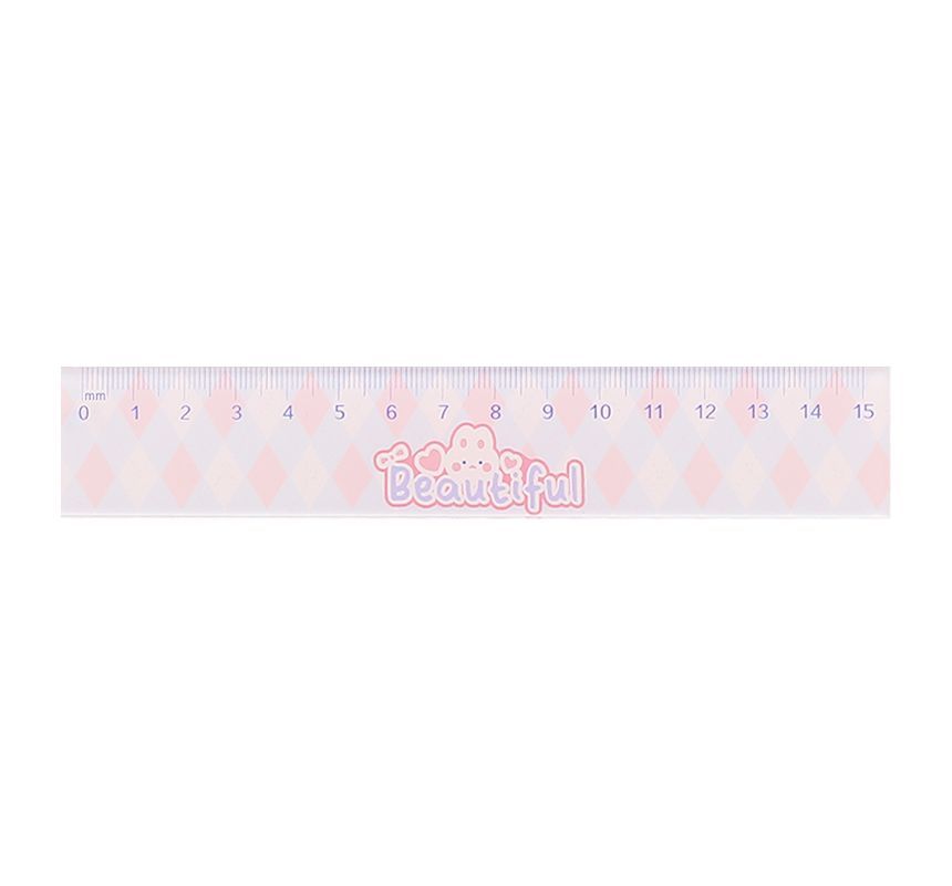 Hekki - Cartoon Acryl Liniaal (diverse designs) / Set
