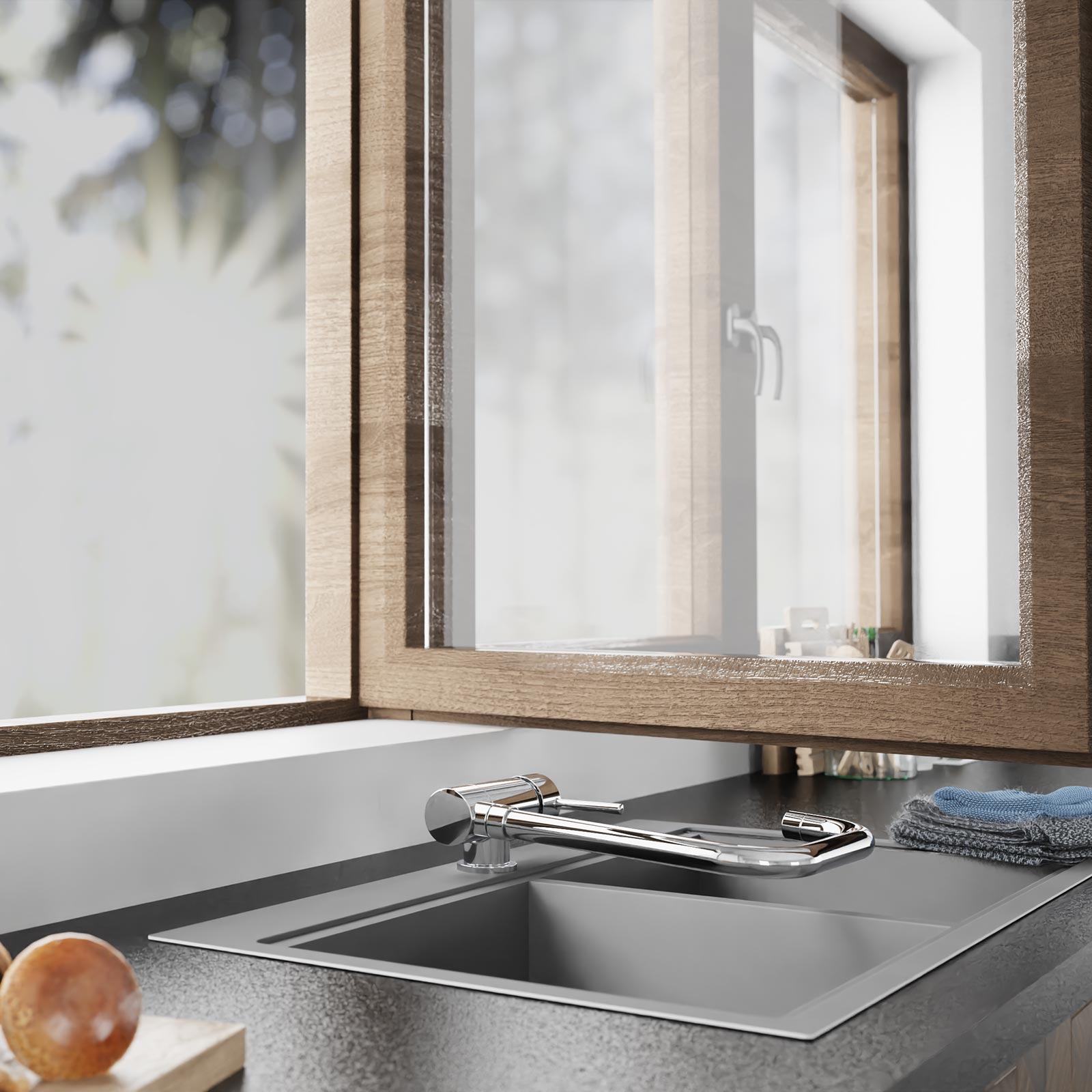 SCHÜTTE Küchenarmatur WINDOW HD 24550 - chromfarben - Hochdruck