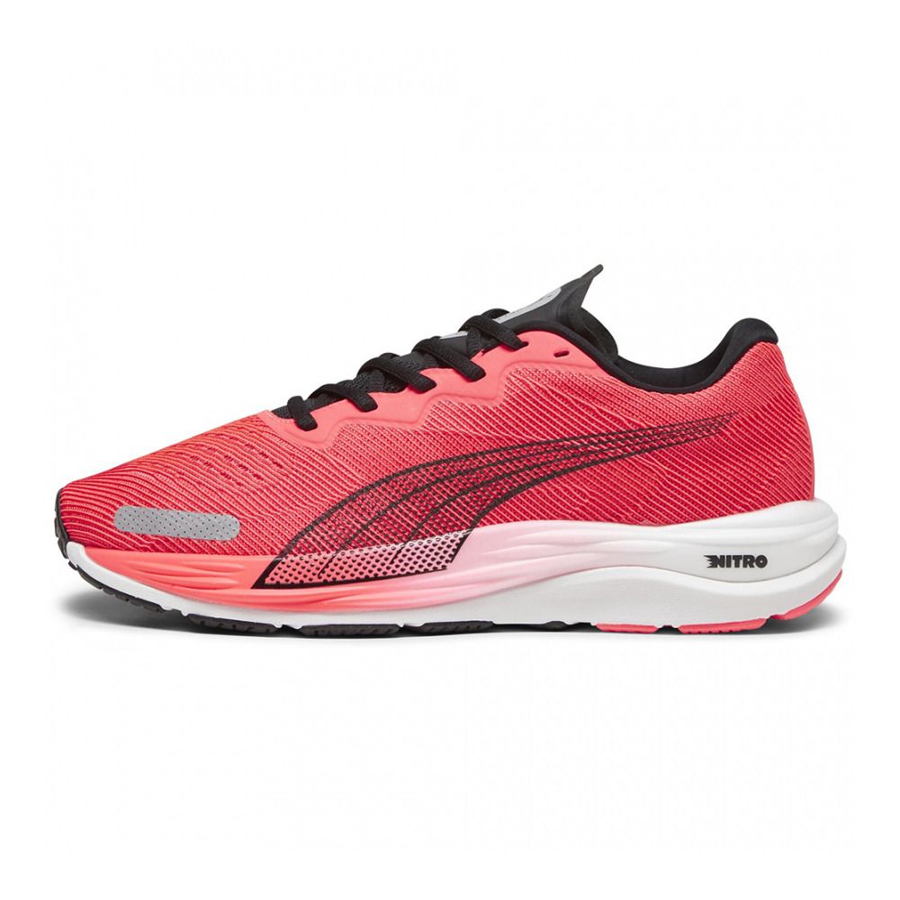 Puma VELOCITY NITRO 2 - Chaussures running Homme fire orchid/puma black