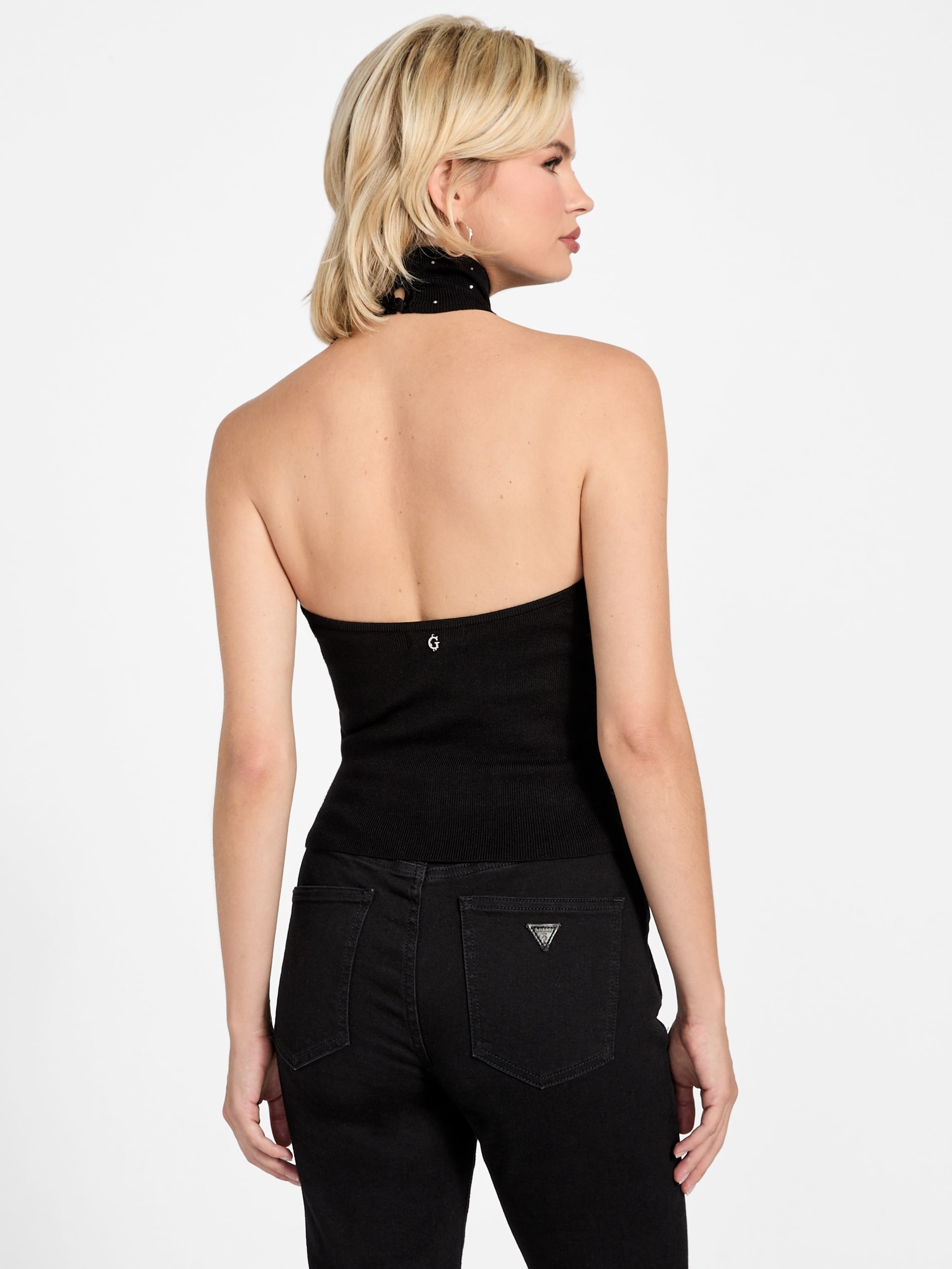 Top de malha Eco Minara com strass