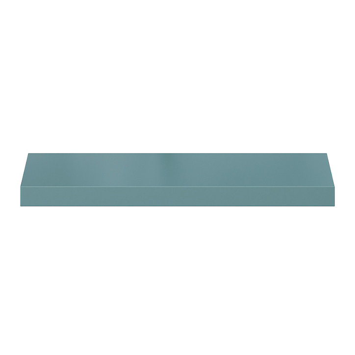 Tablette murale avec fixation invisible GoodHome Cusko bleu canard 60 cm