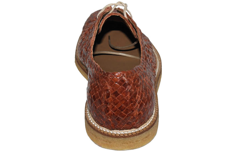 ANGULUS TERRACOTTA BRAID I GLAT FLETTET SKIND