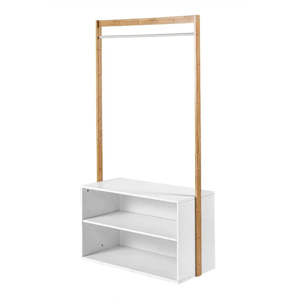 CALICOSY - Kledingkast - Wit - 171x90x40 cm