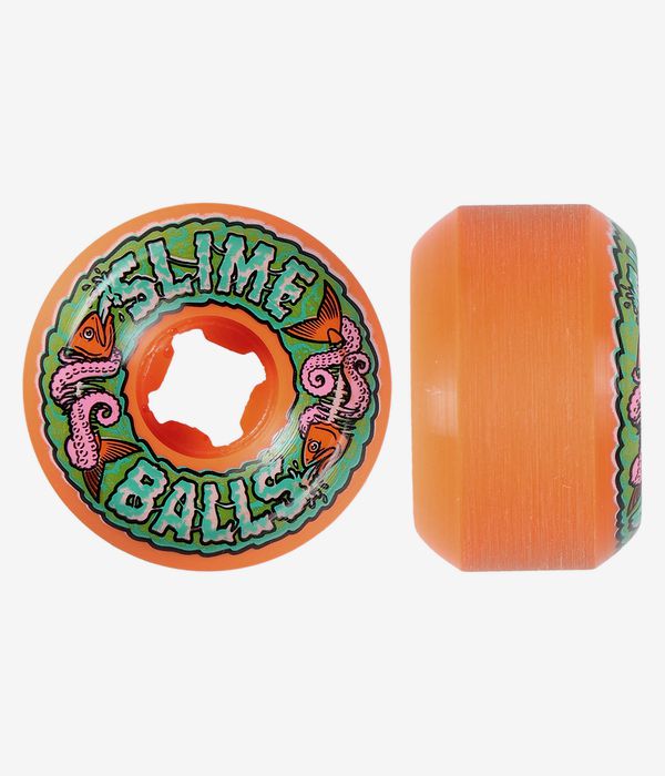 Santa Cruz Fish Speed Balls Slime Balls Rollen (orange) 56mm 99A 4er Pack