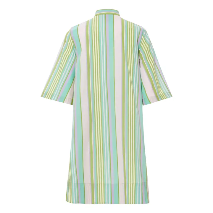 Laurence Bras Robe Jacob Rayures | Turquoise