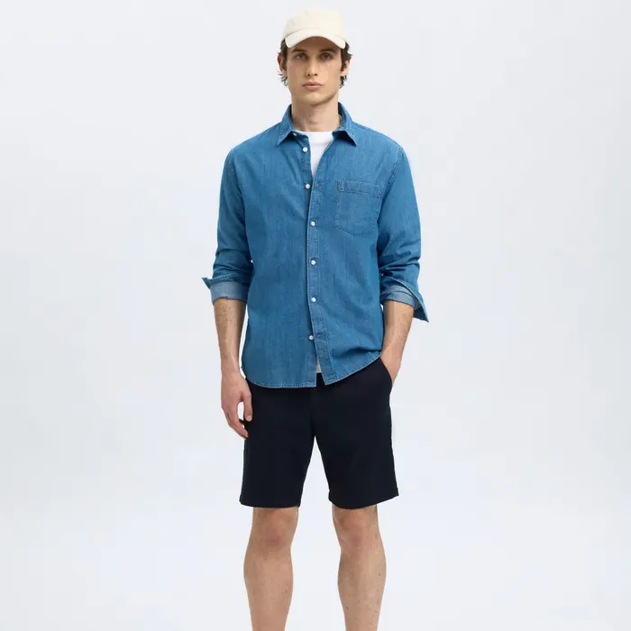Selected Slim Miles Flex Short Heren