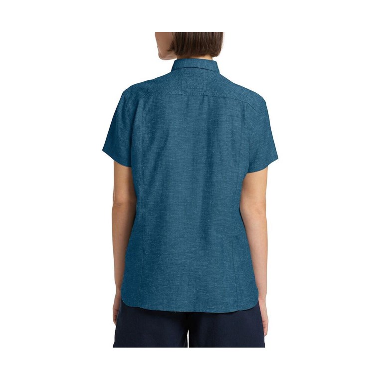 Haglöfs Dal SS Shirt Women Dark Ocean