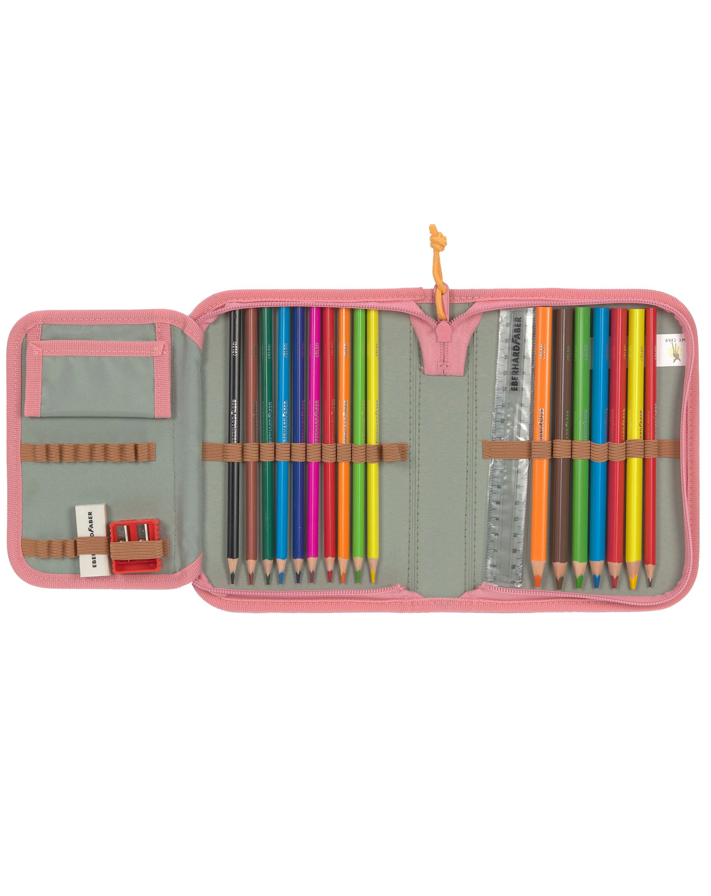 Schulranzen-Set UNIQUE (30x25x41) 9-teilig in pink