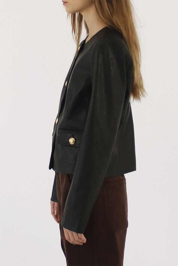 Designers Remix Maya Button Jacket Sort