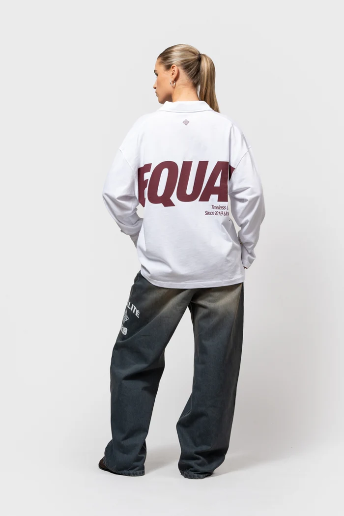 Equalite Elia Longsleeve Polo Dames Wit