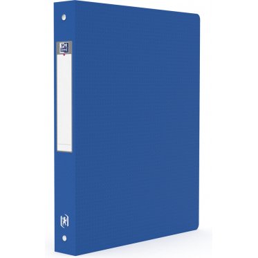 Classeur Oxford Memphis A4 dos 40mm 4 anneaux ronds couverture polypro