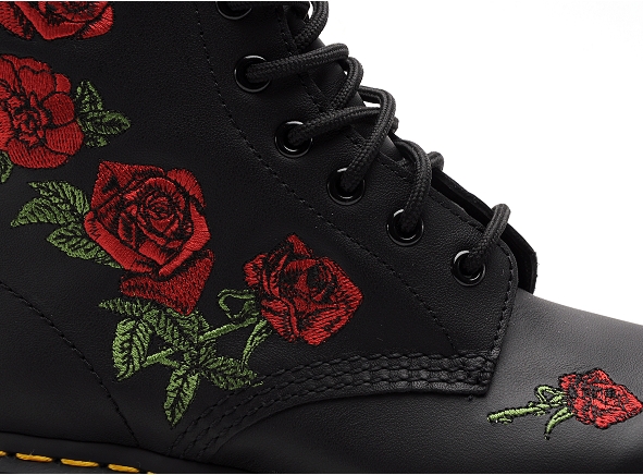 Dr martens boots bottine plates femme 1460 vonda noir