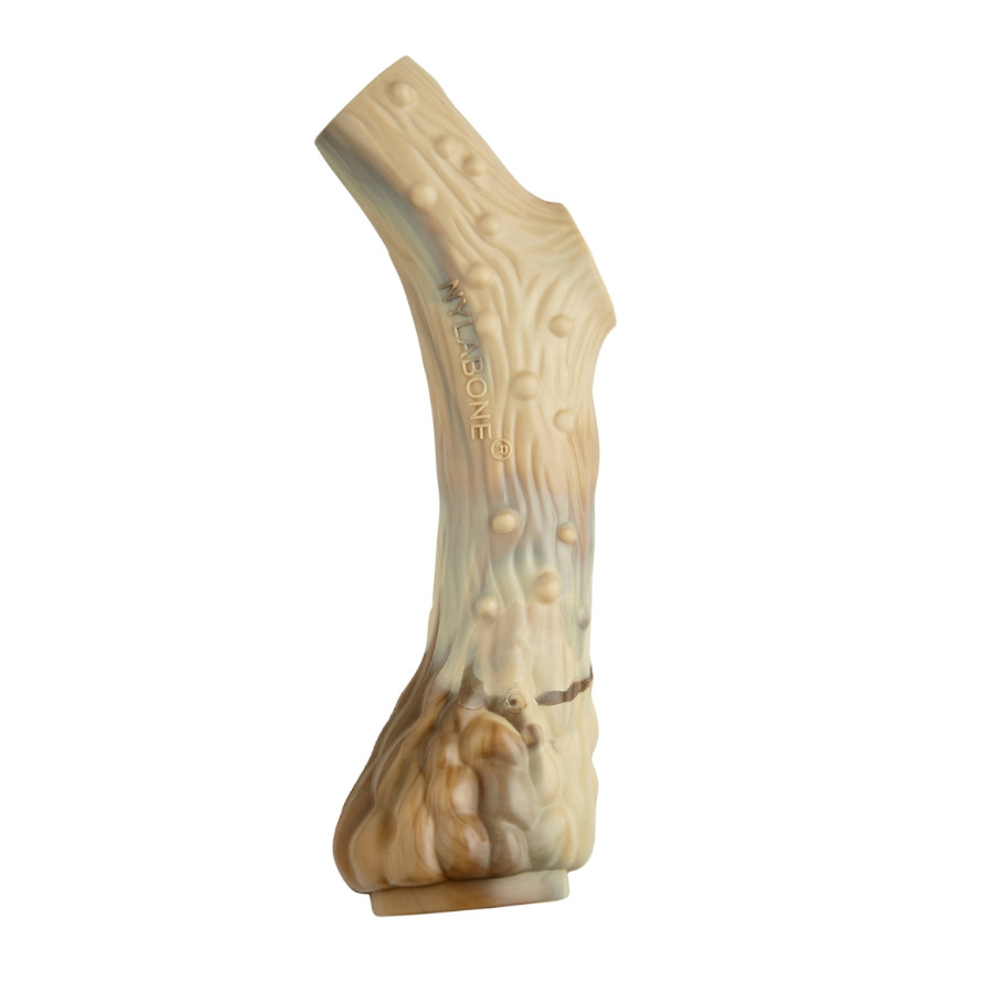 Osso de nylon Nylabone, alternativa ao chifre de veado, para cães.