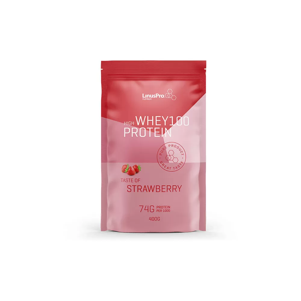 LinusPro Whey100 Strawberry - 400 g.
