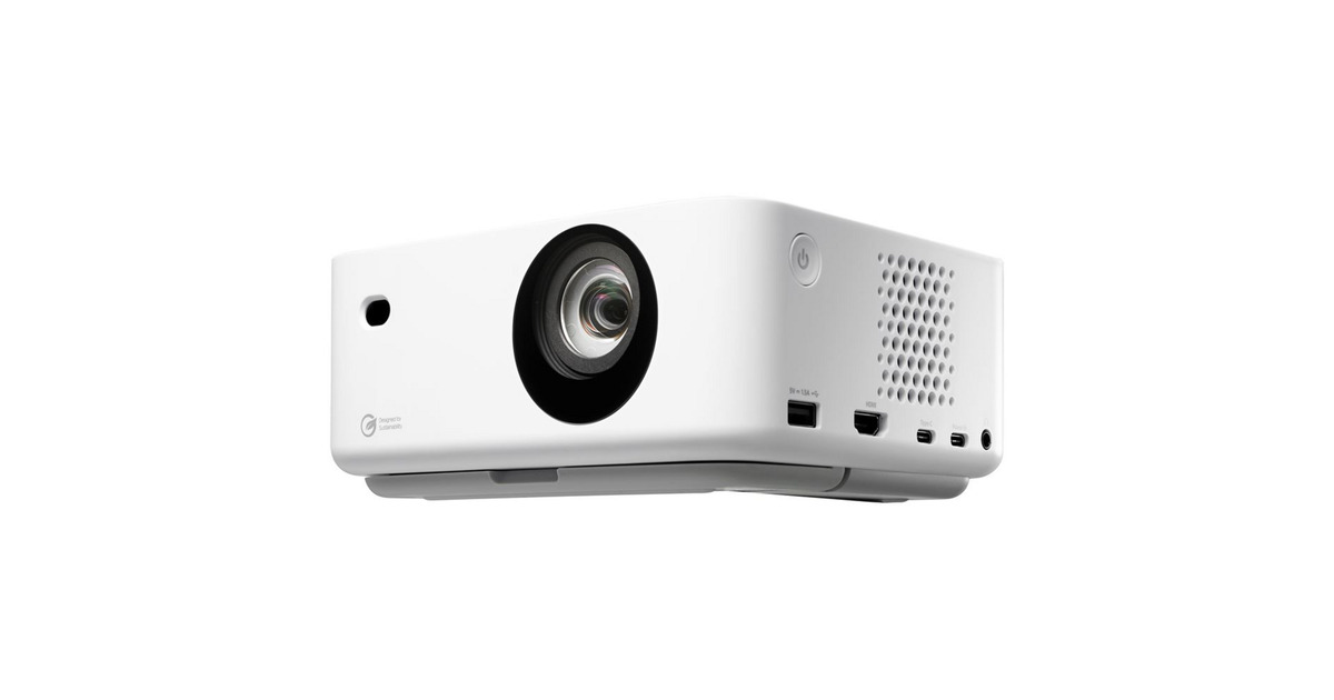 OptomaML1080 Ultra draagbare RGB triple laser DLP-projector  (Wit, 1200 ANSI lumen)