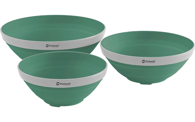 Outwell Collaps Bowl faltbare Schüsseln 3er-Set