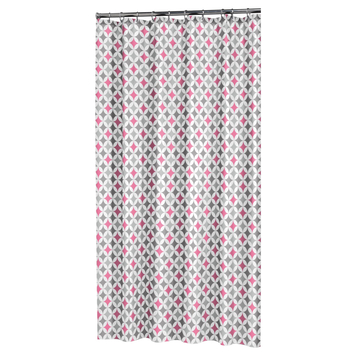 Sealskin Douchegordijn Diamonds 180x200 cm Roze