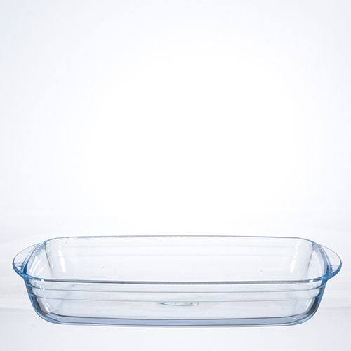 O-CUISINE Ofenformen-Set Glas ws 3tlg. - Transparent / B: 29 cm x H: 9 cm x L: 25 cm