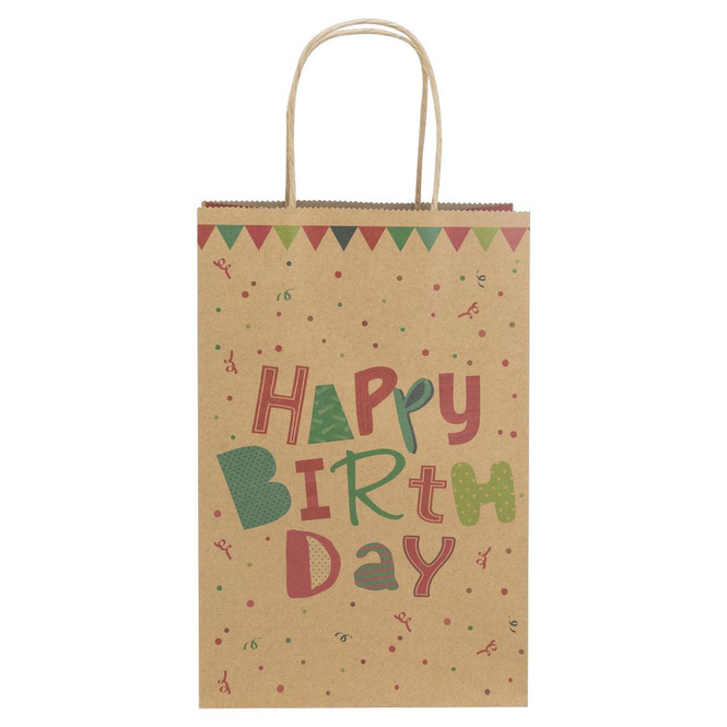 Geschenktasche - Happy Birthday - Größe L