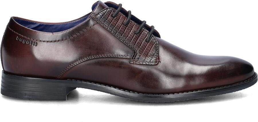 Bugatti leren veterschoenen bruin