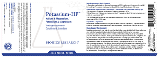 Biotics Potassium-HP Poeder 288GR