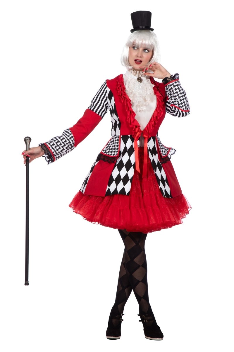 Rood Zwarte Jas Dames Ruiten