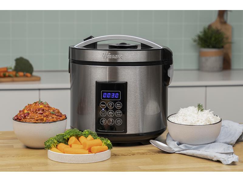 Tristar Reiskocher RK-6138 2.2 l Reiskocher und Dampfgarer