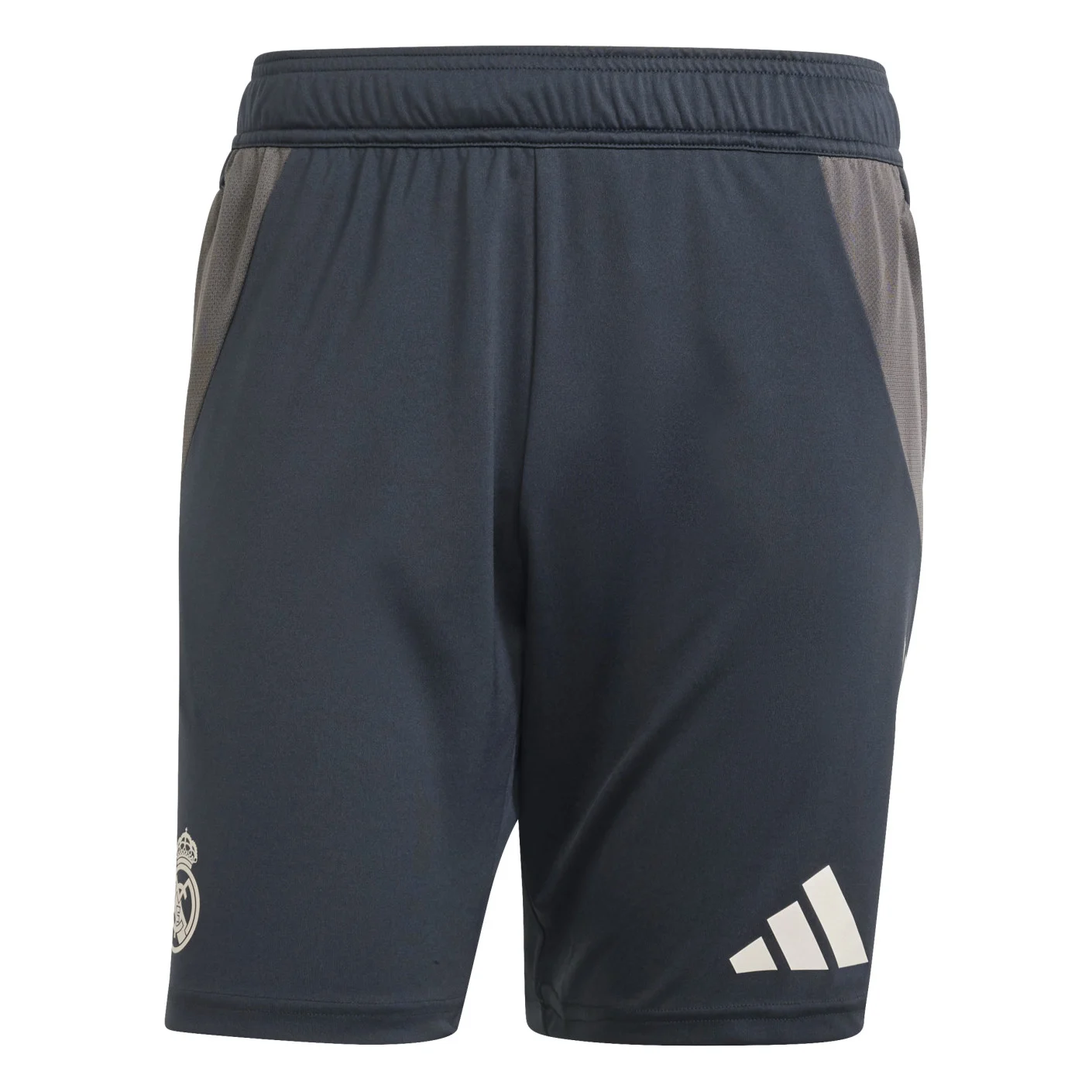 Adidas Real Madrid Trainingsbroekje Europees 2024-2025 Donkergrijs Bruin Wit