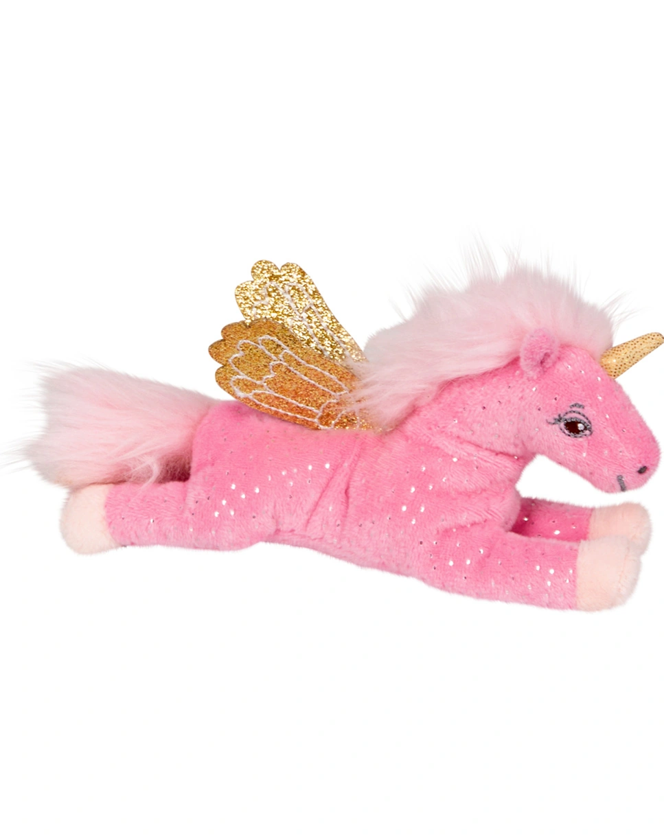 Kuscheltier EINHORN PARADIES - GLITZER BEANIE EINHORN (15cm) in rosa