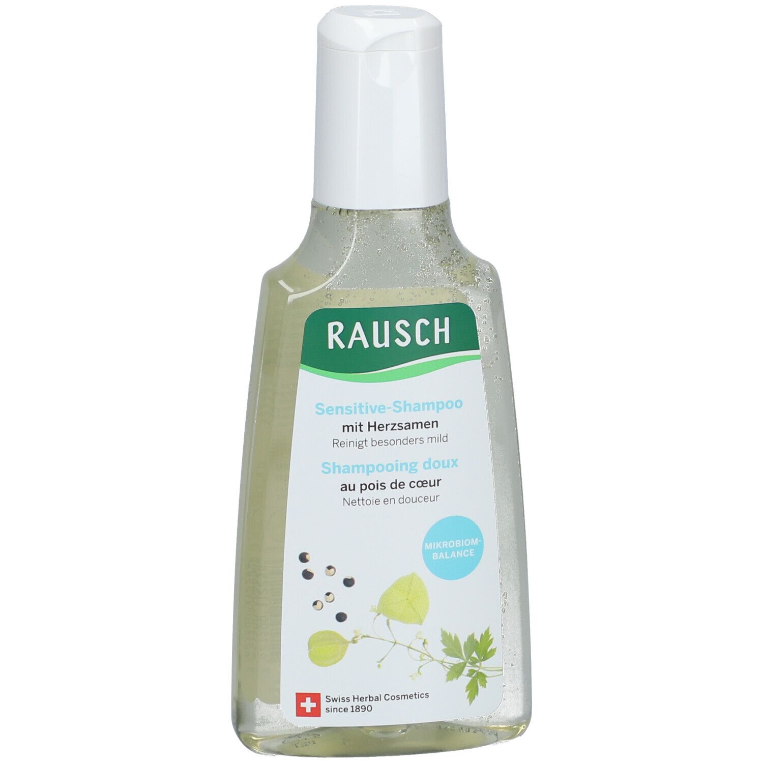 RAUSCH Sensitive-Shampoo mit Herzsamen