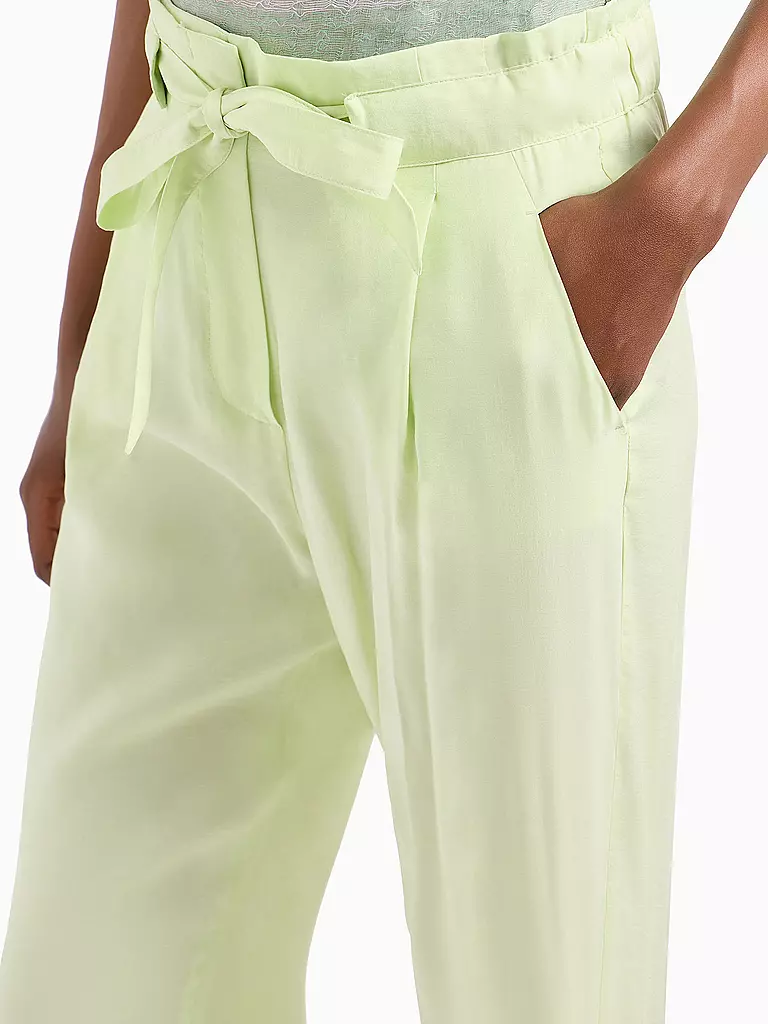 EMPORIO ARMANI Hose Wide Leg grün
