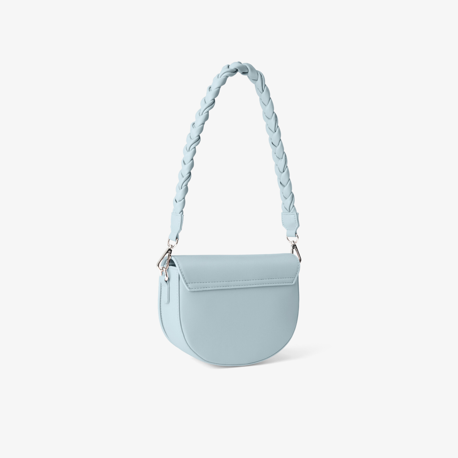 SEIDENFELT Melbu Saddle Damen Umhängetasche blau