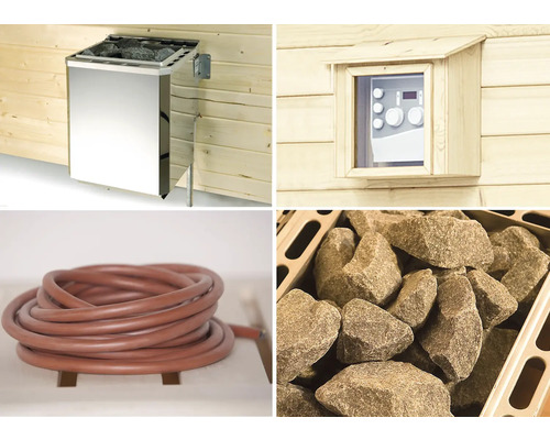 Weka BioS 9 kW saunakachel met externe regeling
