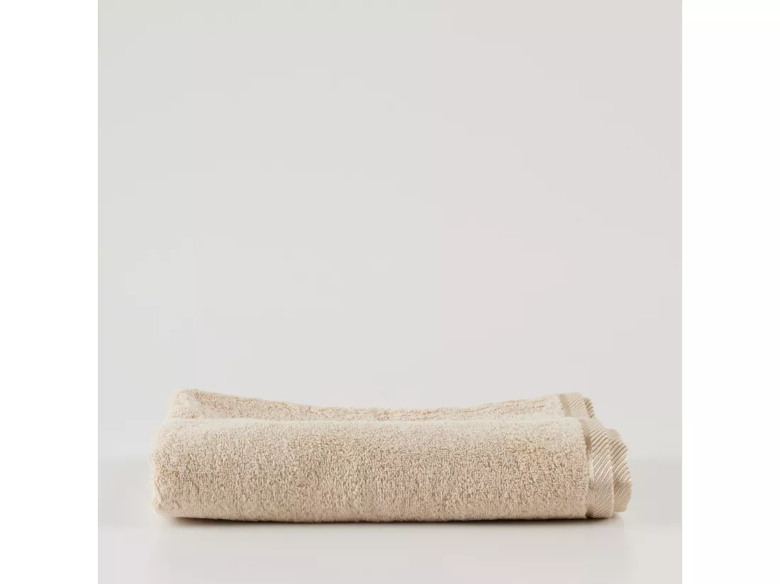 Serviette de Bain en Bambou Beige Moyen 70x130 cm