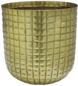 Intratuin bloempot Azra goud D 29 H 32 cm