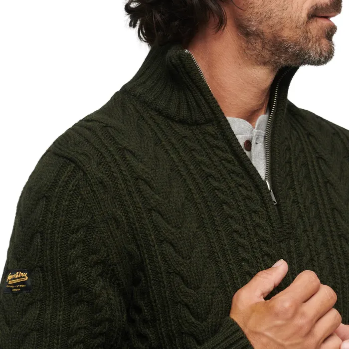 Superdry Vintage Jacob Henley Trui Heren