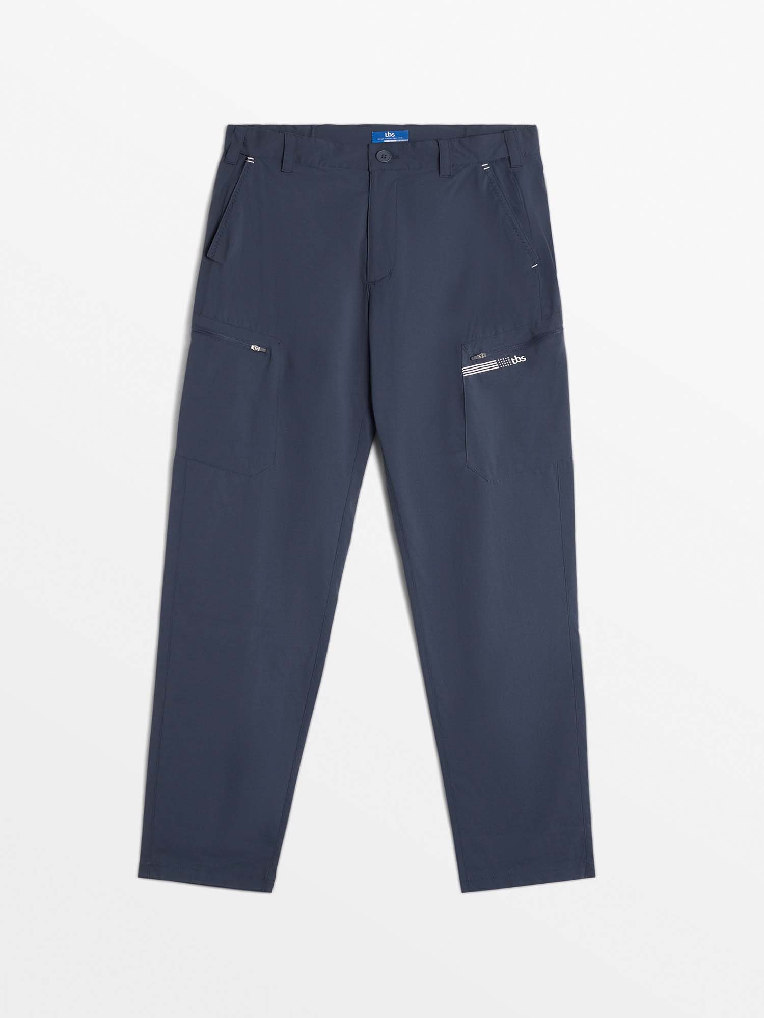 Pantalon Homme Stretch Ceinture Elastiquée Marine