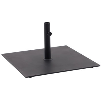 Handson parasolvoet zwart vierkant metaal 66,5 x 66,5 cm