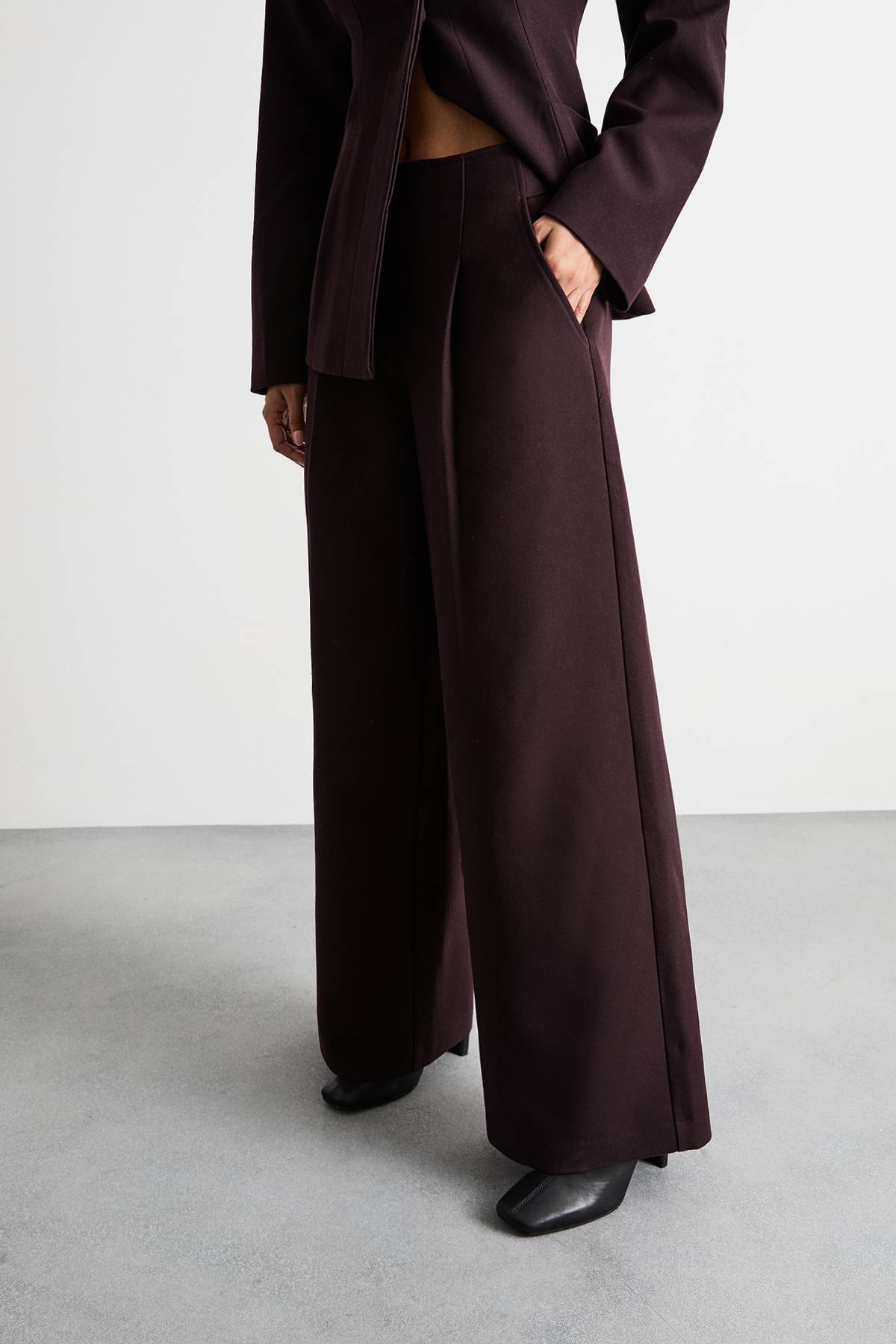 Warehouse Le Pantalon Tailleur Premium à Jambes Larges