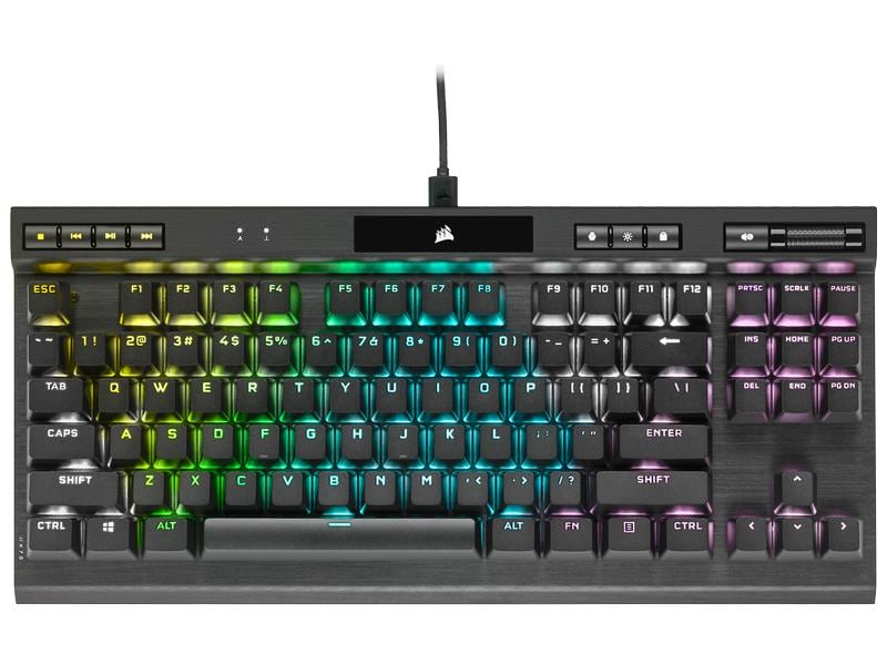 Corsair Gaming-Tastatur K70 RGB TKL CHAMPION SERIES iCUE K70 RGB TKL CHAMPION SERIES