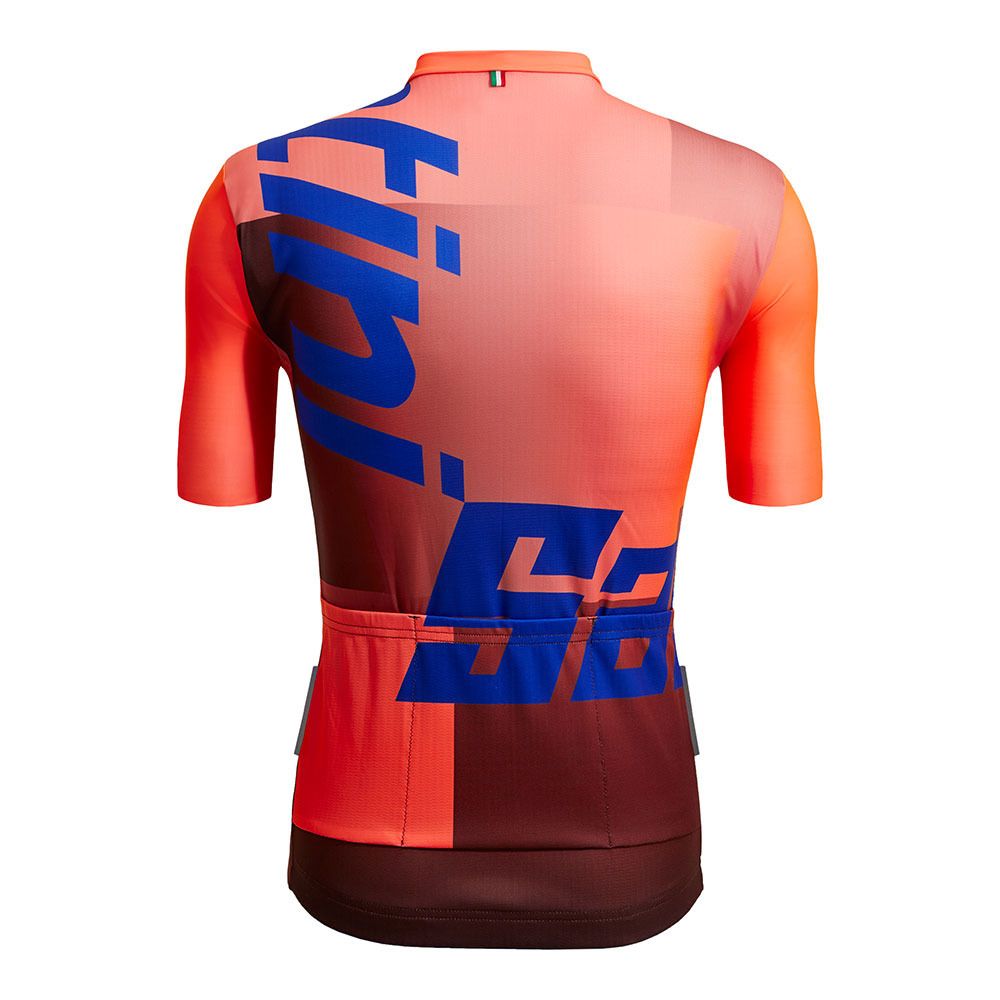 Santini KARMA LOGO - Maillot Homme orange fluo