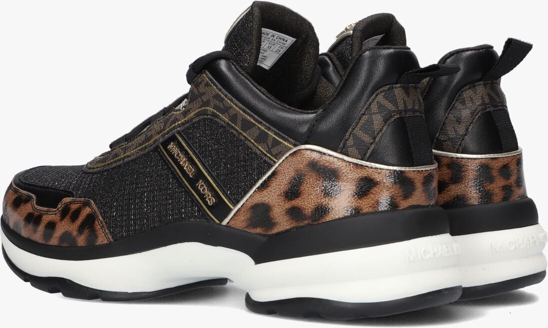 MICHAEL KORS KIDS zwarte michael kors kids lage sneakers olympia