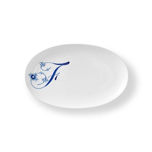 Royal Copenhagen Alfabet Asiet, F, 15x23,5 cm