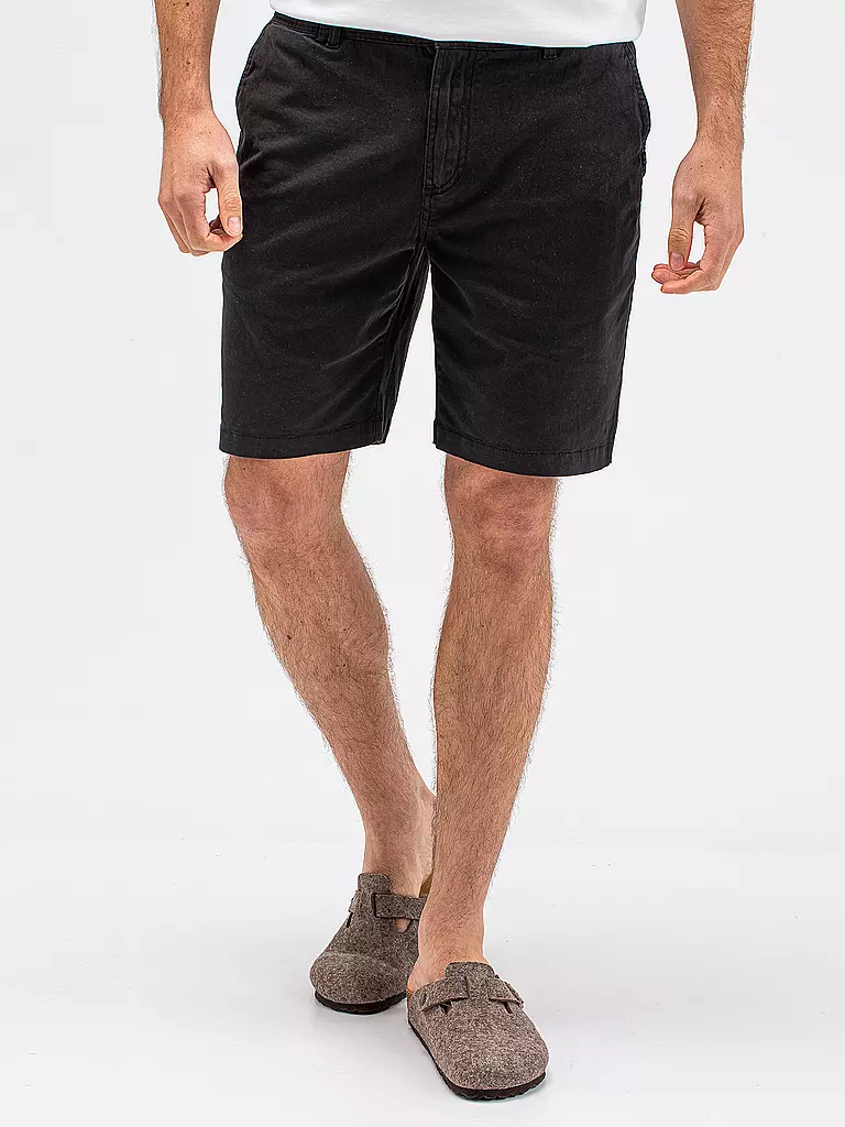 BUTCHER OF BLUE Shorts MARVIN Slim Fit schwarz
