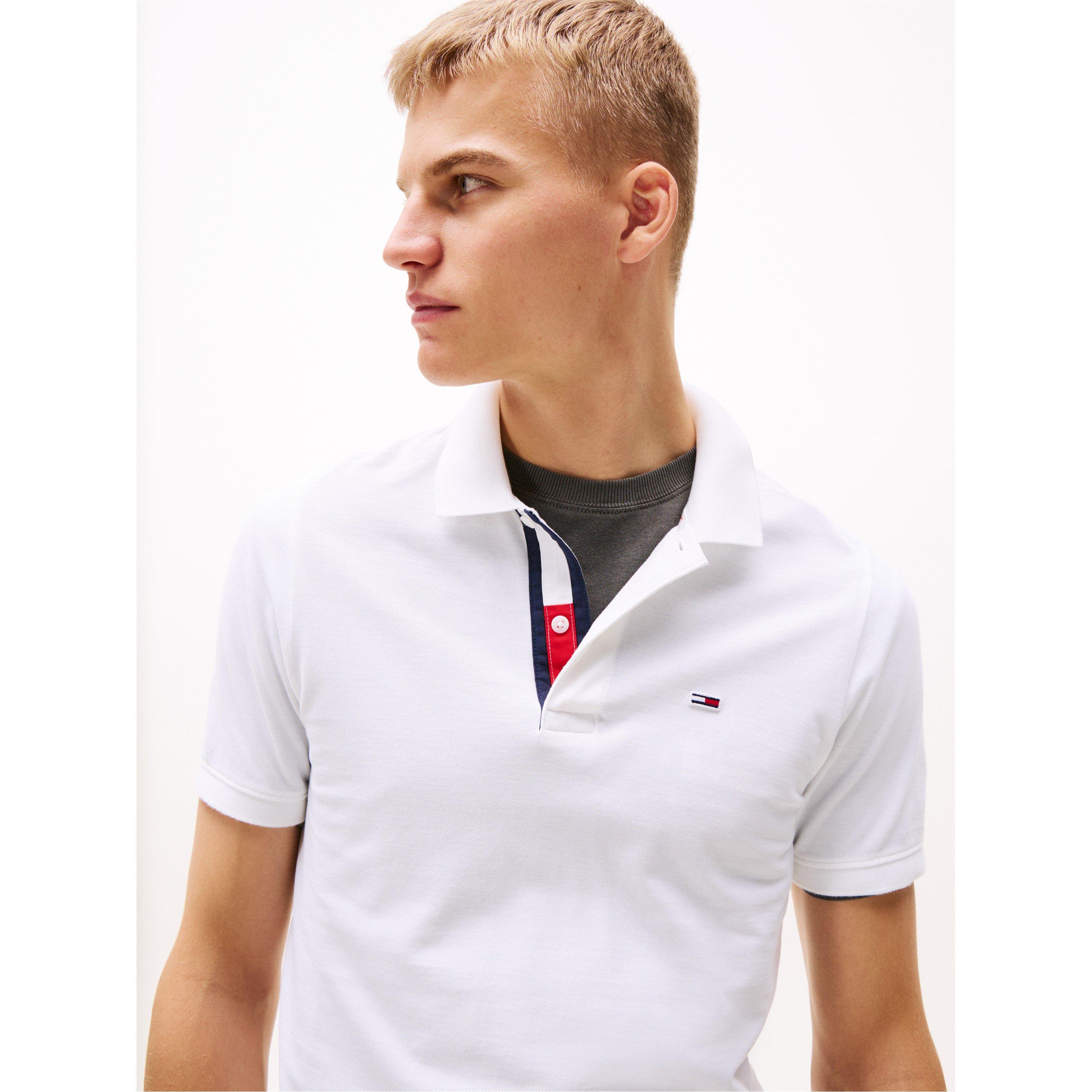 Tommy Jeans Tjm Slim Placket Polo Shirt Mens