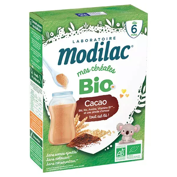 Modalac My Organic Cocoa Cereal (a partir de 6 meses) 250g