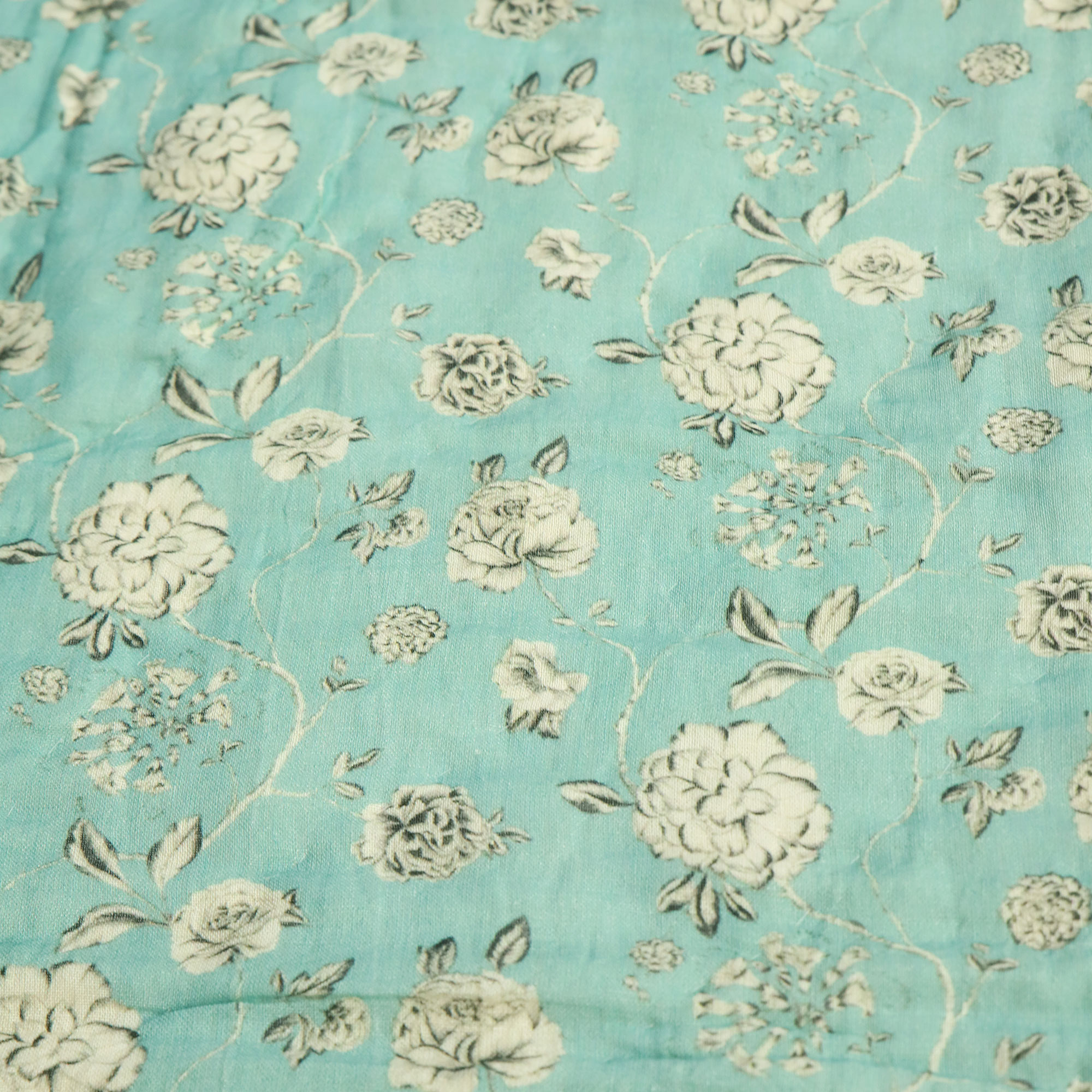 Tagesdecke blau-weiß, B 225 cm, L 150 cm von fischer's lagerhaus