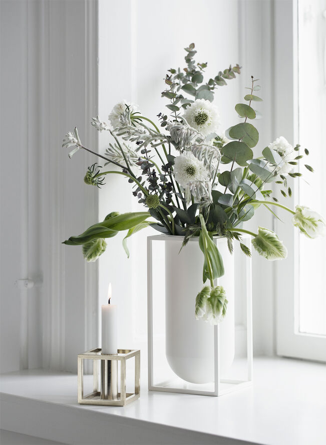 Audo Copenhagen Kubus 1, Candle Holder, Black Sort