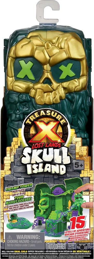TRESOR X - DONJON  SKULL ISLAND JUNGLE - 22 CM