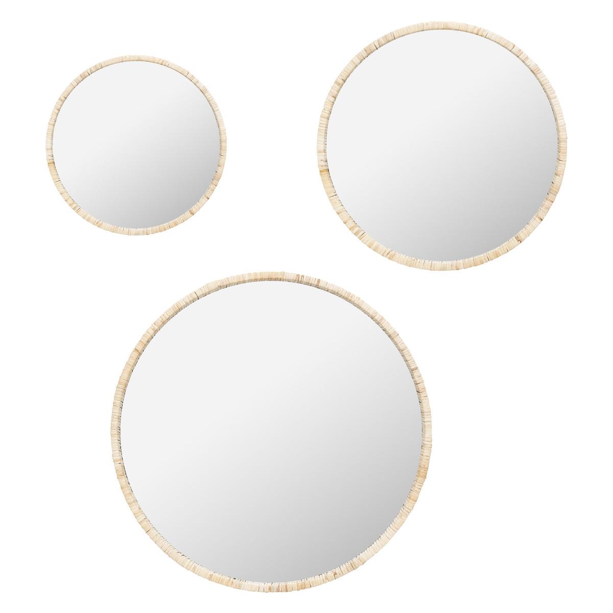MIROIR ROTIN JESSY D.45CM